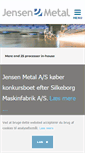 Mobile Screenshot of jensenmetal.dk